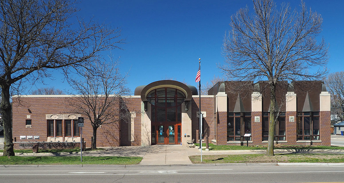 Merriam Park Public Library building exterior